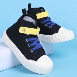 Pine Kids Solid Casual Shoes with Velcro Closure - Black-picture-17