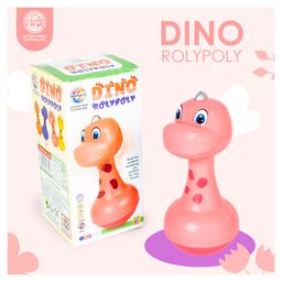 Ratnas Dino Roly Poly Toy - Pink-13