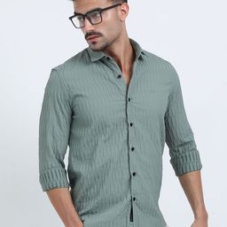 HOUSE OF MAHNOTS Men Classic Slim Fit Self Design Casual Shirt-image-23