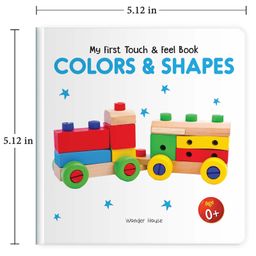 wonder house books My First Book of Touch and Feel - Colors and Shapes -12 pages image 3