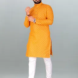 Moda Rapido Geometric Printed Mandarin Collar Straight Kurta-image-72