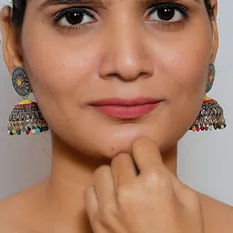 Kord Store Contemporary Jhumkas Earrings-image-40