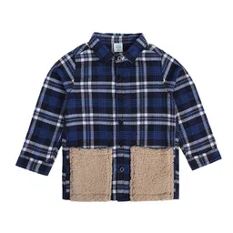 MINI KLUB Boys Opaque Checked Casual Shirt-image-37