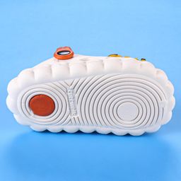Cute Walk by Babyhug Clogs with Backstrap with Duck Applique - Red image 5