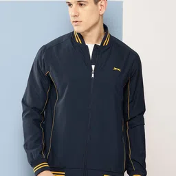 Slazenger Contrast Tipped Bomber Jacket-picture-4