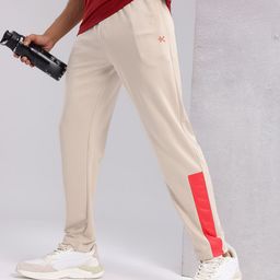 HRX by Hrithik Roshan Men Mid-Rise Rapid-Dry Running Track Pants with Side Taping Detail-12