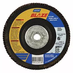Norton 152.4 mm (6 Inch) 40 Grit Ceramic Flap Disc, 52CH24-image-89