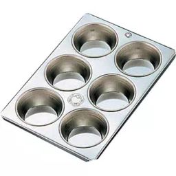 Kubodera Tinplate Muffin Pans 6 Cups 88891467 - Made In Japan-image-67