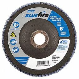 Norton 152.4 mm (6 Inch) P24 Grit Zirconia Alumina Flap Disc, 23Z614-image-95