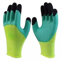 BRALA Tiger Print Nylon Safety Gloves Green and Black Color, XL Size (Pack of 36 Pair)-picture-19