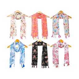 StoleVilla Women Pack of 6 Printed Stole-5