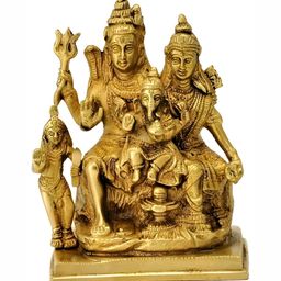 Navyaksh Gold-Toned Metal Siva Showpiece-image-99