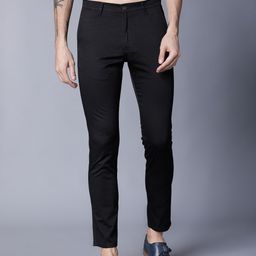 HIGHLANDER Men Slim Fit Chinos Trousers-image-54