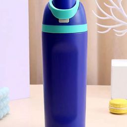 Little Surprise Box LLP Navy Blue & Turquoise Blue Single Stainless Steel Solid Water Bottle-43