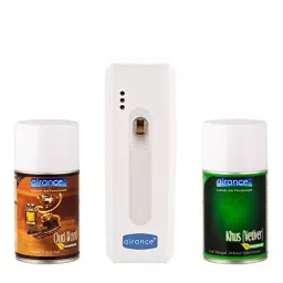 Airance Automatic A5 Perfume Dispenser With 250 ml Each  Oud Wood & Khus  (Vetiver) Fragrance Refill (Pack of 3)-image-19