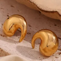 DressBerry Peacock Shaped Studs Earrings-12