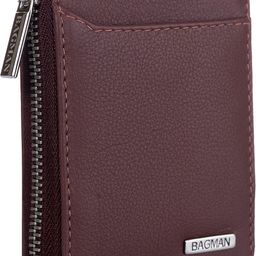 BAGMAN Men Leather Zip Around Wallet-image-98