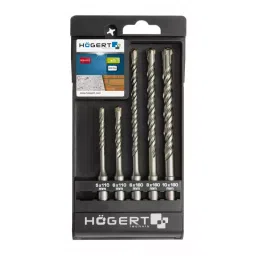 Hogert Technik Masonry Drill Bit, HT6D370 (Set of 5 PCS)-19
