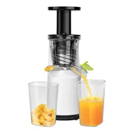 Warmex HJ 11 2 Jars 200 W Electric Health And Slow Juicer With Cold Press Technology,White And Black-image-45