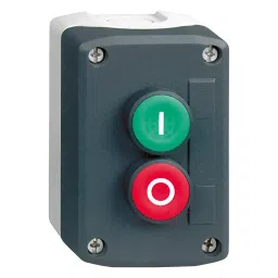 SCHNEIDER ELECTRIC Control Stations CONTROL STATION, 2 PUSH BUTTONS, XALD214-0