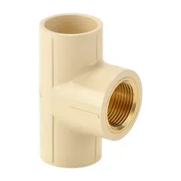 Astral 3.22 x 3.22 x 1.27 cm (1¼x1¼x½) CPVC Brass FPT Tee, M512110317 (Pack of 10)-image-53