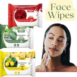 Face Tissue Paper for Oily Skin - Rose Lemon Aloe Vera for Men & Women-image-76