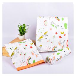 Moms Home Organic Cotton Baby Bedding Combo Unicorn - Pack of 3-image-31