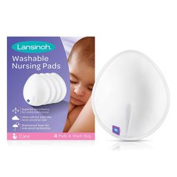 Lansinoh Washable Nursing Pads - 4 Pieces-picture-17