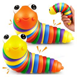 Bunie Flexible Stretchable Small Slug Fidget Toys  Pack of 2 Random Color-22