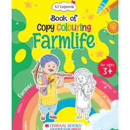 Oswaal Books Lil Legends: Book of Copy Colouring, Farmlife - English-image-28