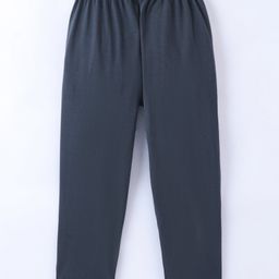 Taeko Single Jersey Full Length Track Pant with Text Print - Blue image 2