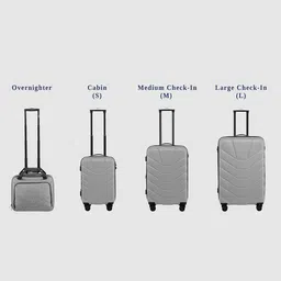 SWISS MILITARY Set Of 2 Textured Cuboid Hard-Sided Trolley Bag image 5