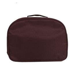 Kuber Industries Sling BagCanvas Adjustable Strap Crossbody BagTravel Sholder Bag With 4 Main Zip & 1 Inside Zip for Travel & Office,Brown, image 5