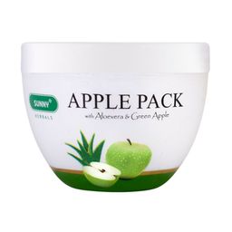 SUNNY HERBALS Green Apple Pack With Aloevra & Almond Oil - 150 g-15