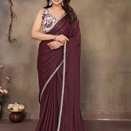 KALINI Gotta Patti Poly Georgette Saree-image-46