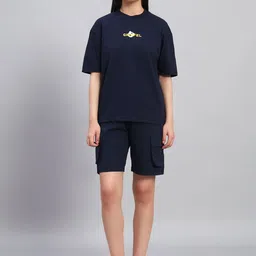 GRIFFEL Printed Oversized Pure Cotton Co-Ords-picture-11