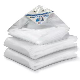 IB Basic 6Ft x 9Ft 180 GSM Silver 6 Layer 3D Rib Technology Plastic Tarpaulin-picture-0