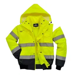 RS PRO XL Size Polyester Yellow Men Hi Vis Bomber Jacket Model No 9185992-image-98