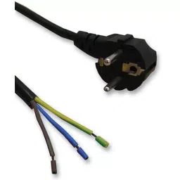 MULTICOMP PRO Power Cords / Electrical Power Cables LEAD, EURO TO BARE, BLACK, 2.5M, SH10189R-picture-35