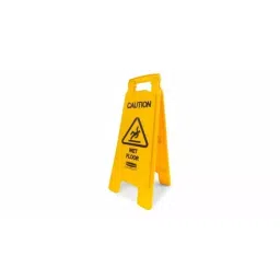 RUBBERMAID General Hazard Warning Sign (English) Yellow, FG611277YEL-picture-2