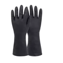 Gripex Rubber Safety Hand Gloves with Abrasion & Puncture Resistance Black Size XL, GPX-B (Pack of 600 Pair)-image-81