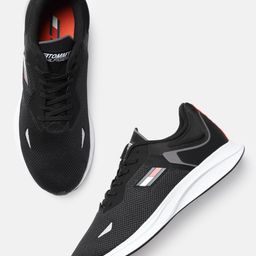 Tommy Hilfiger Men Black Solid Sneakers-89