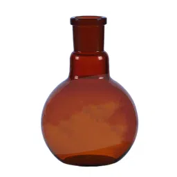 Omsons Germany 100 ml Amber Round Bottom Boiling Flask 117/3 (Pack of 10 Pcs)-13