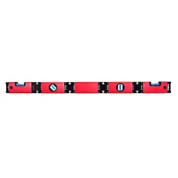 FLAMINGO ENTERPRISE Multi-Function Foldable Magnetic Level Tool 71 cm (28 inch) Aluminum, ABS & TPR Magnatic Red, FM-240-21