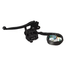 Uno Minda HANDLE BAR Switch - Lever Assembly, Left Side (6 PIN Female White Coupler, 3 PIN Male White Coupler, 2 Wire Bullet TERMINALS, Flat Terminal) - SELF Start for TVS XL-100 (SW-0697A)-4