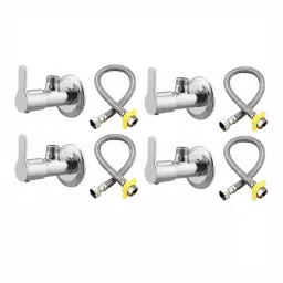 Fastgear Bathroom Faucet Set Stainless Steel Chrome Finish Silver, FG2241-image-52