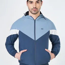 Ajile by Pantaloons Men Crop Sporty Jacket with Embroidered-image-13