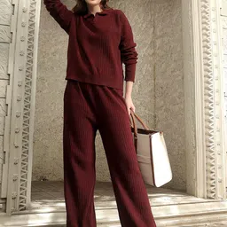 KVETOO Acrylic Sweater With Palazzo Co-Ords-picture-28