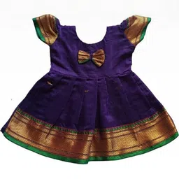Mom and Me Blue Cotton Dresses-image-28