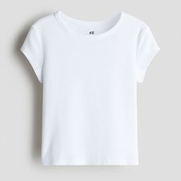 H&M Ribbed Cotton Top-image-76